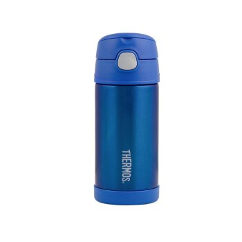F401 Funtainer SS Çocuk Pipetli Termos Blue 