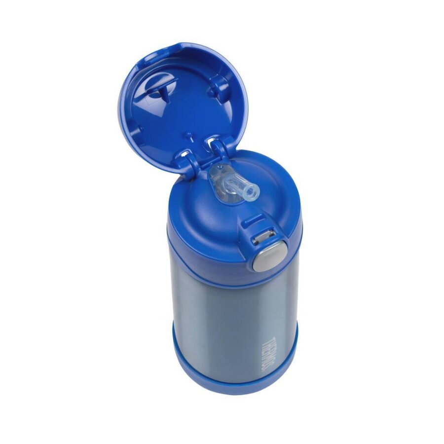 F401 Funtainer SS Çocuk Pipetli Termos Blue - 8