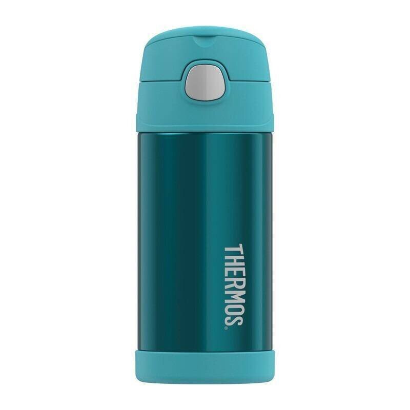 F401 Funtainer SS Çocuk Pipetli Termos Teal - 1