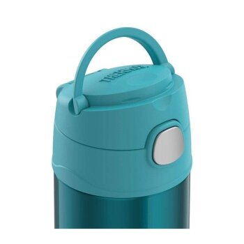 F401 Funtainer SS Çocuk Pipetli Termos Teal - 3