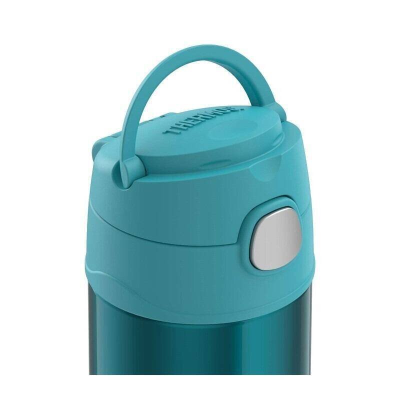 F401 Funtainer SS Çocuk Pipetli Termos Teal - 3
