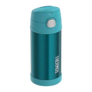 F401 Funtainer SS Çocuk Pipetli Termos Teal - 4